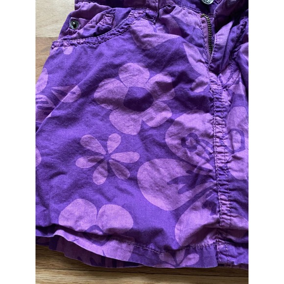 Vintage Childrens Place Purple Flowers Cargo Skirt - Picture 4 of 8